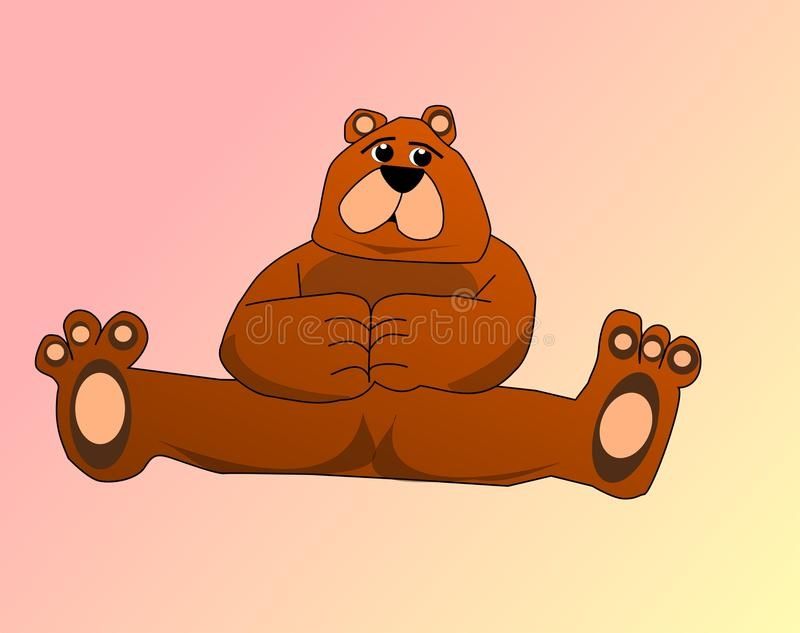 bear-splits-illustrated-doing-split-33248977.jpg