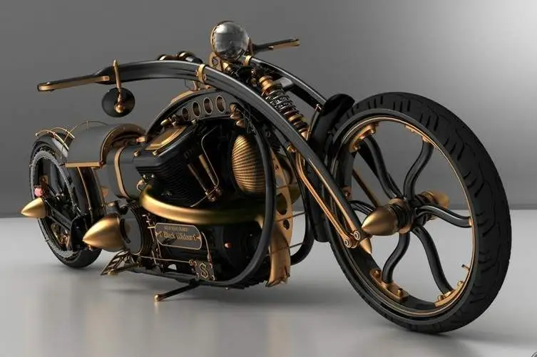 BlackWidowSteampunkChopper.webp