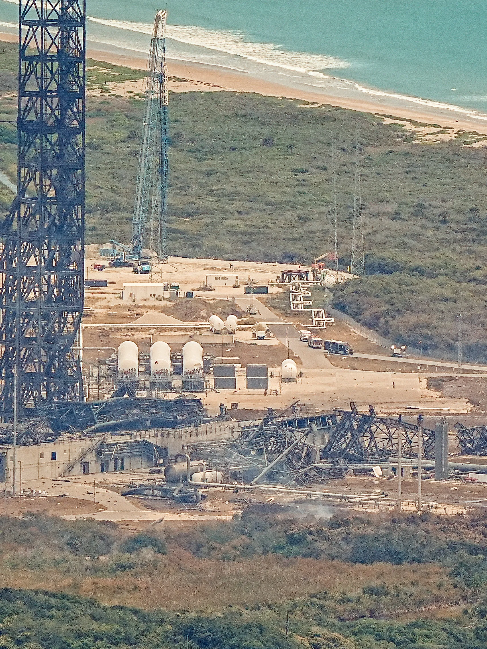 Blue Origin rocket explosion Charred remains at Cape Canaveral May b.webp