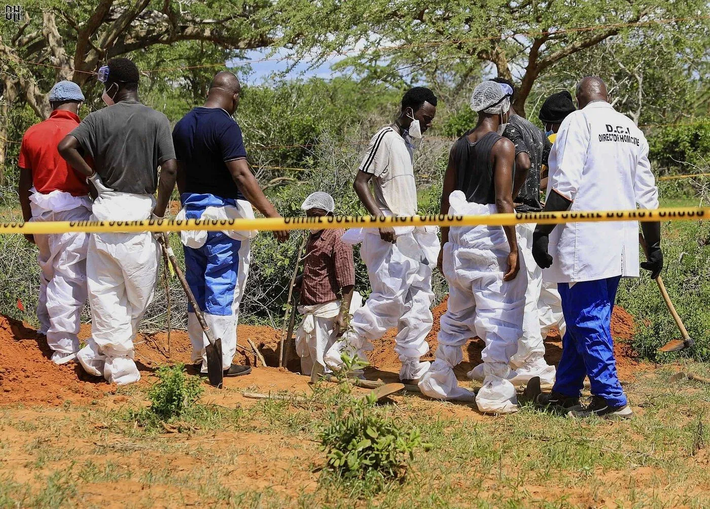 DH - Bodies exhumed on cult pastors property 2 - Shakahola - Kenya - Apr 2023.webp
