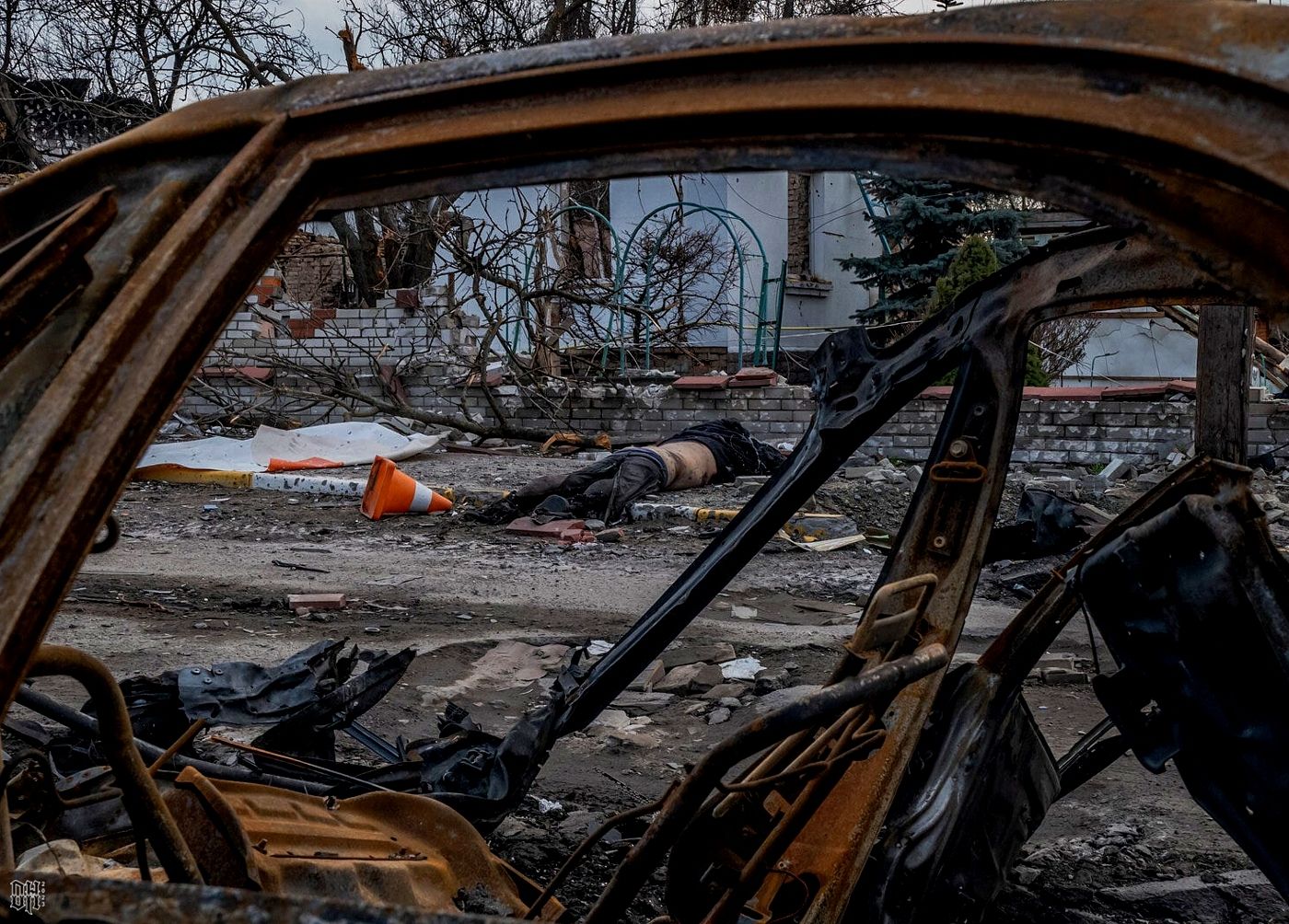 DH - Bucha destruction and massacre under Russian occupation 16 - Feb-Apr 2022 - Bucha Ukraine.jpg