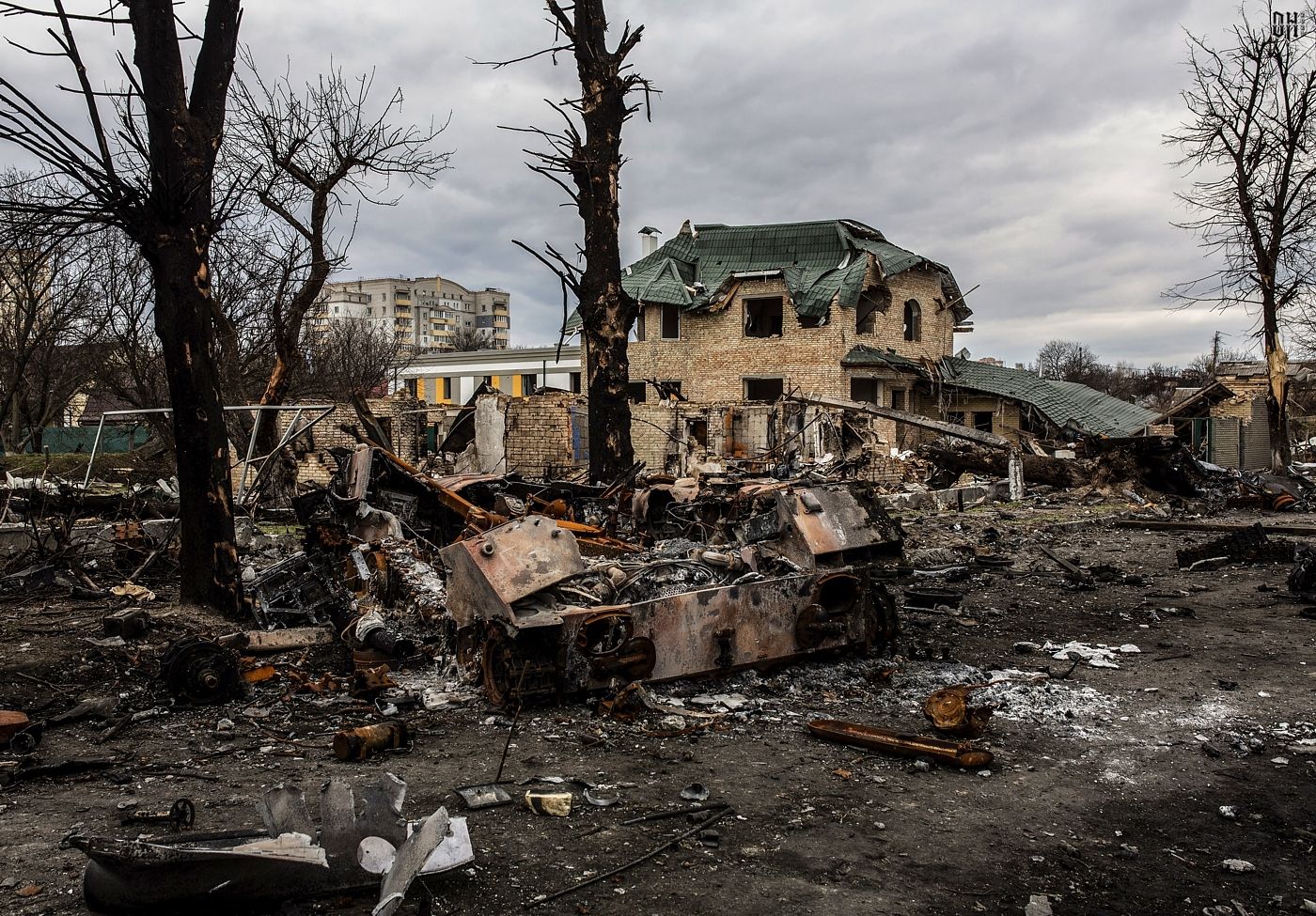DH - Bucha destruction and massacre under Russian occupation 3 - Feb-Apr 2022 - Bucha Ukraine.jpg