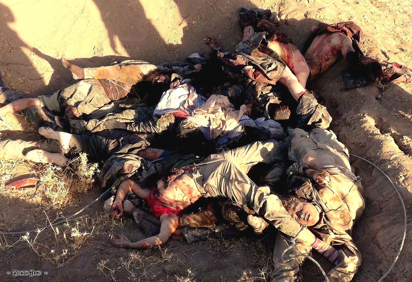 DH - PKK  fighters killed in clashes with ISIS 11 - Jazah Syria - late Aug 2014.jpg