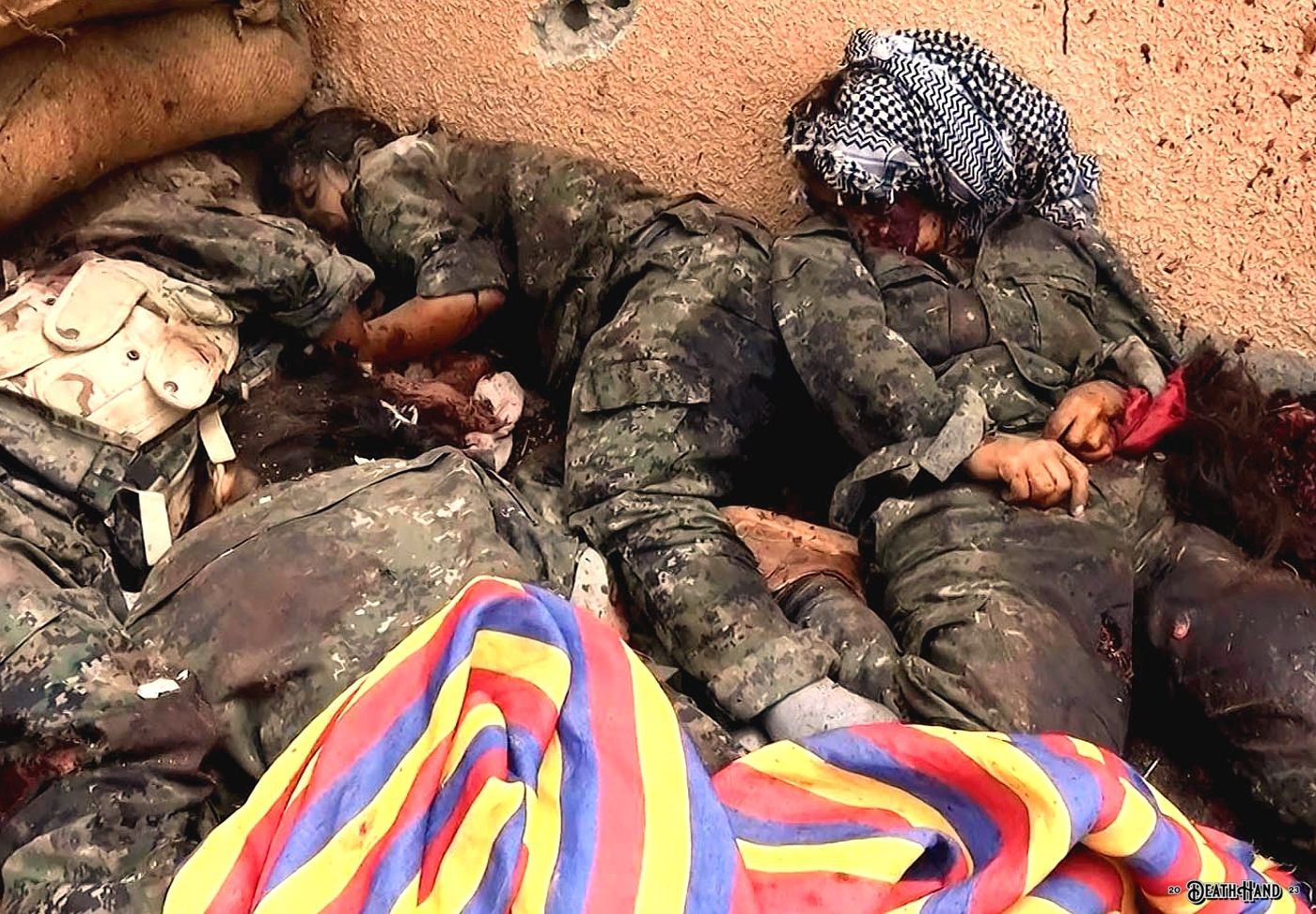 DH - PKK  fighters killed in clashes with ISIS 12 - Jazah Syria - late Aug 2014.jpg