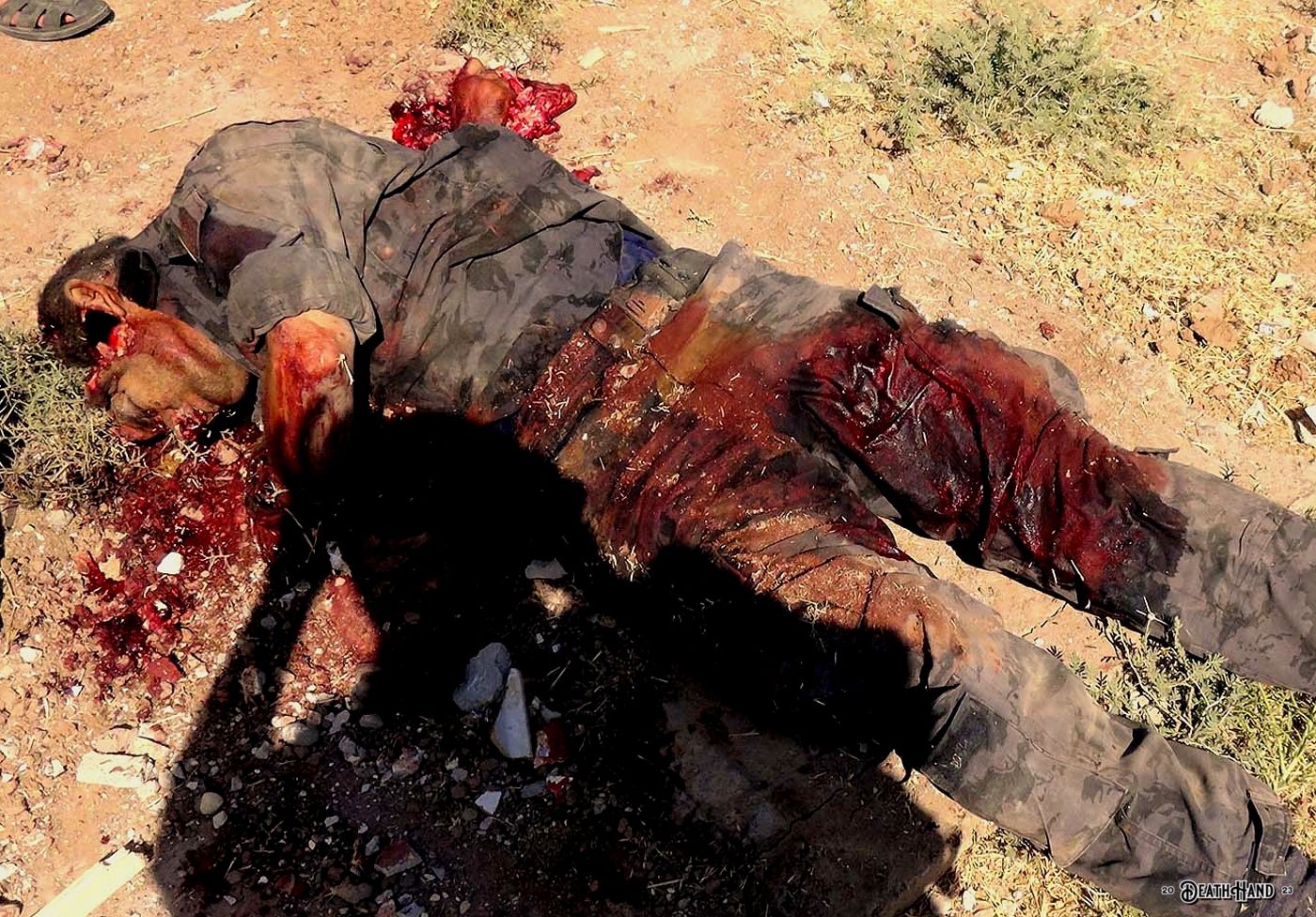 DH - PKK  fighters killed in clashes with ISIS 4 - Jazah Syria - late Aug 2014.jpg