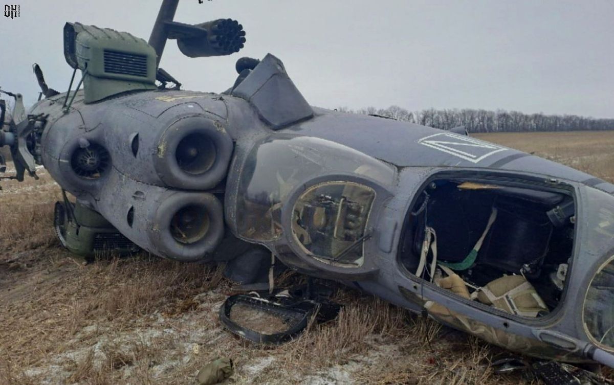 DH - Ukraine~Russia conflict - 1664 - downed Russian Mi-35M helicopter - Kharkiv region - Marc...jpg