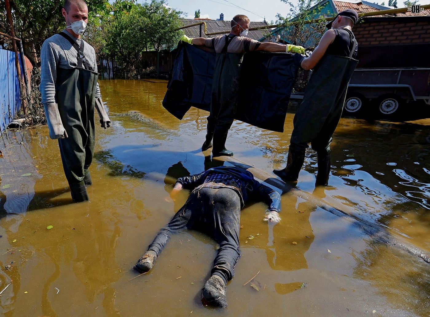 DH - Ukrainian civilians drowned after Kakhovka reservoir dam destroyed 2 - Golya Prystan - Ju...jpg