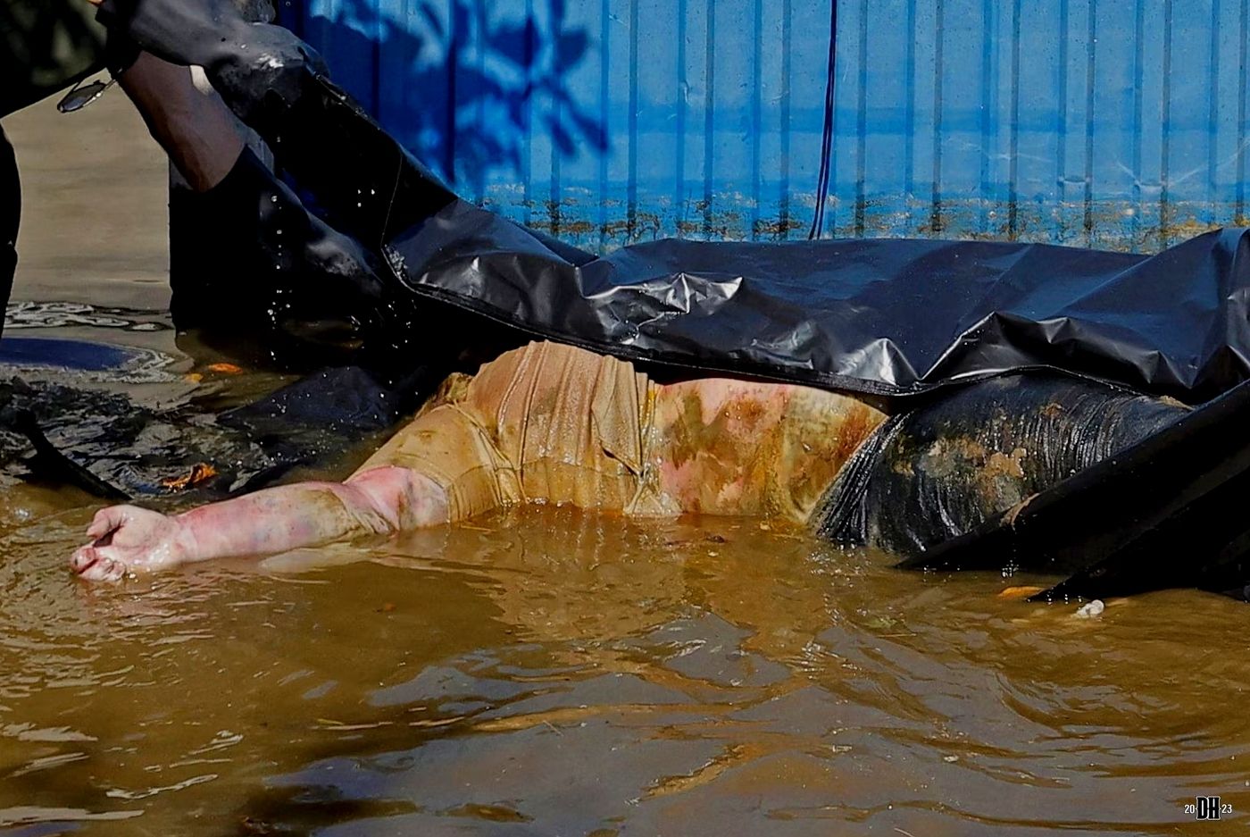DH - Ukrainian civilians drowned after Kakhovka reservoir dam destroyed 5 - Golya Prystan - Ju...jpg