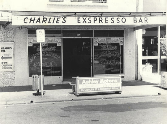 Durham Rd 113 - Charlie's Expresso Bar (S&DHS Cat No 1964-E) 1980's Photo 01.jpg