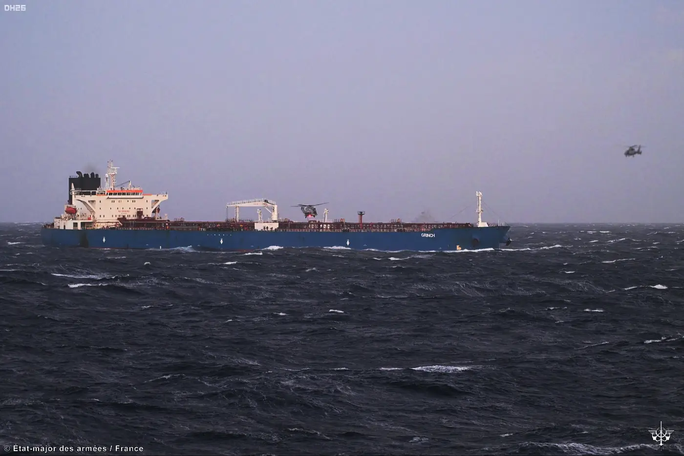 France Seizes Russian Shadow Fleet Tanker, Grinch, in Mediterranean 1 - Jan 22 2026.webp