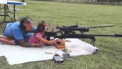 gun 50 cal young girl.gif