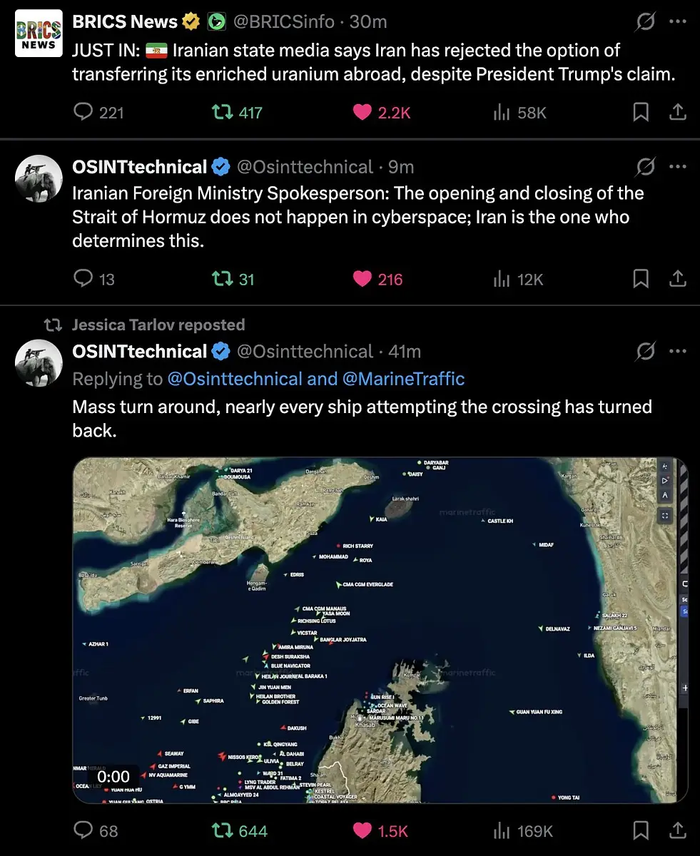 Iran on where things stands, compared to what Trump is saying, Apr 17 2026.webp