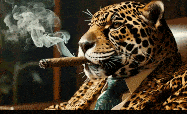 jaguar-smoking-cool-jaguar.gif