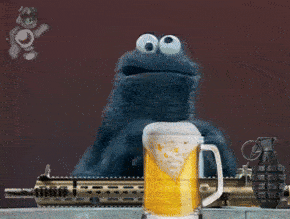 Krümelmonsters ich glaubs nicht-Bier-G95-Granate.gif