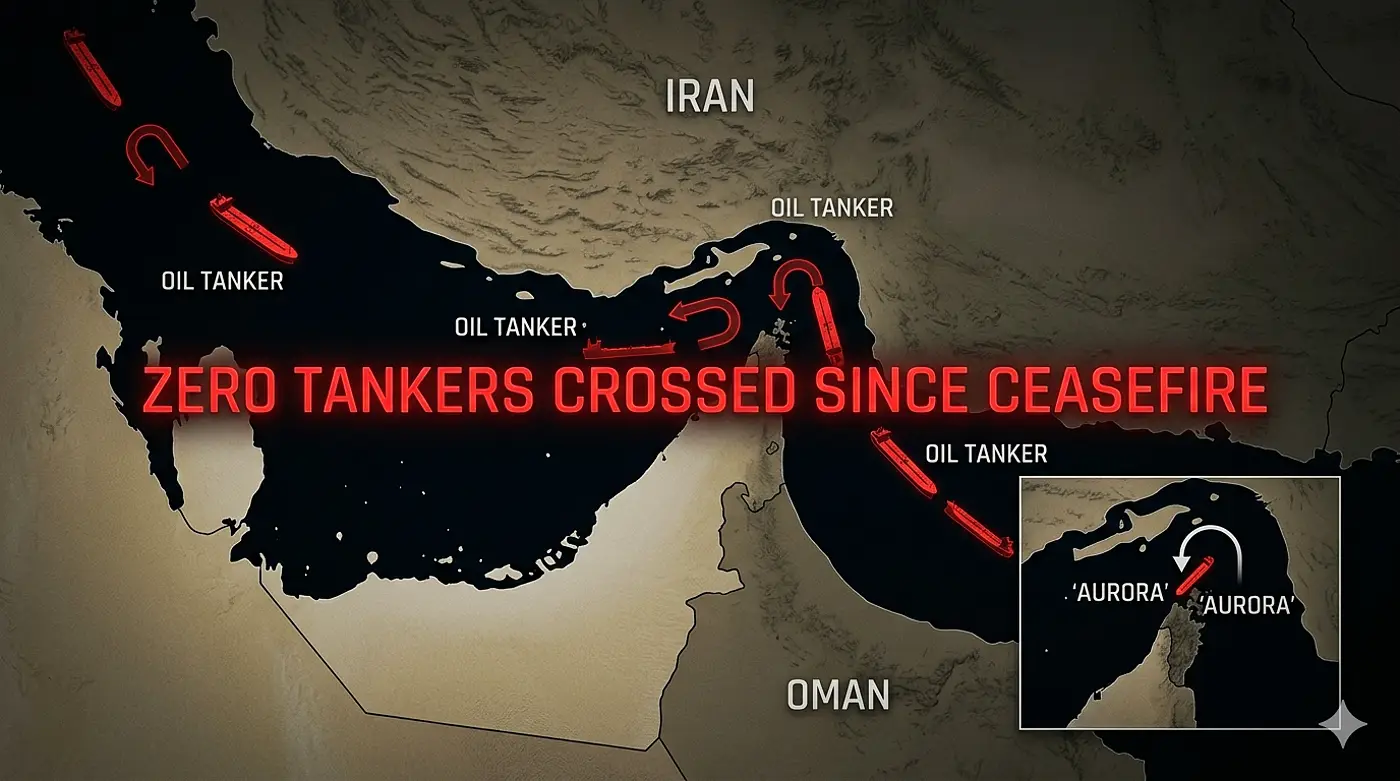 No oil tankers through the Straight today, Apr 9 2026.webp
