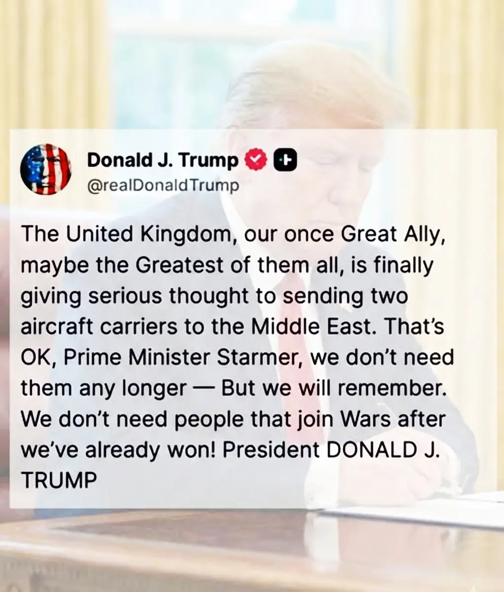 Trump - dont need help, already won.webp