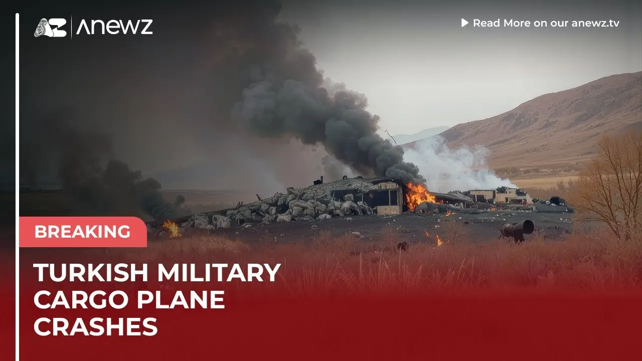 Turkish military plane with at least 20 on board crashes in Georgia 4 - Nov 11 2025.webp