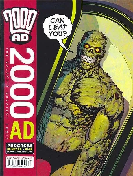 Zombo 2000 AD cover Al Ewing Henry Flint.webp